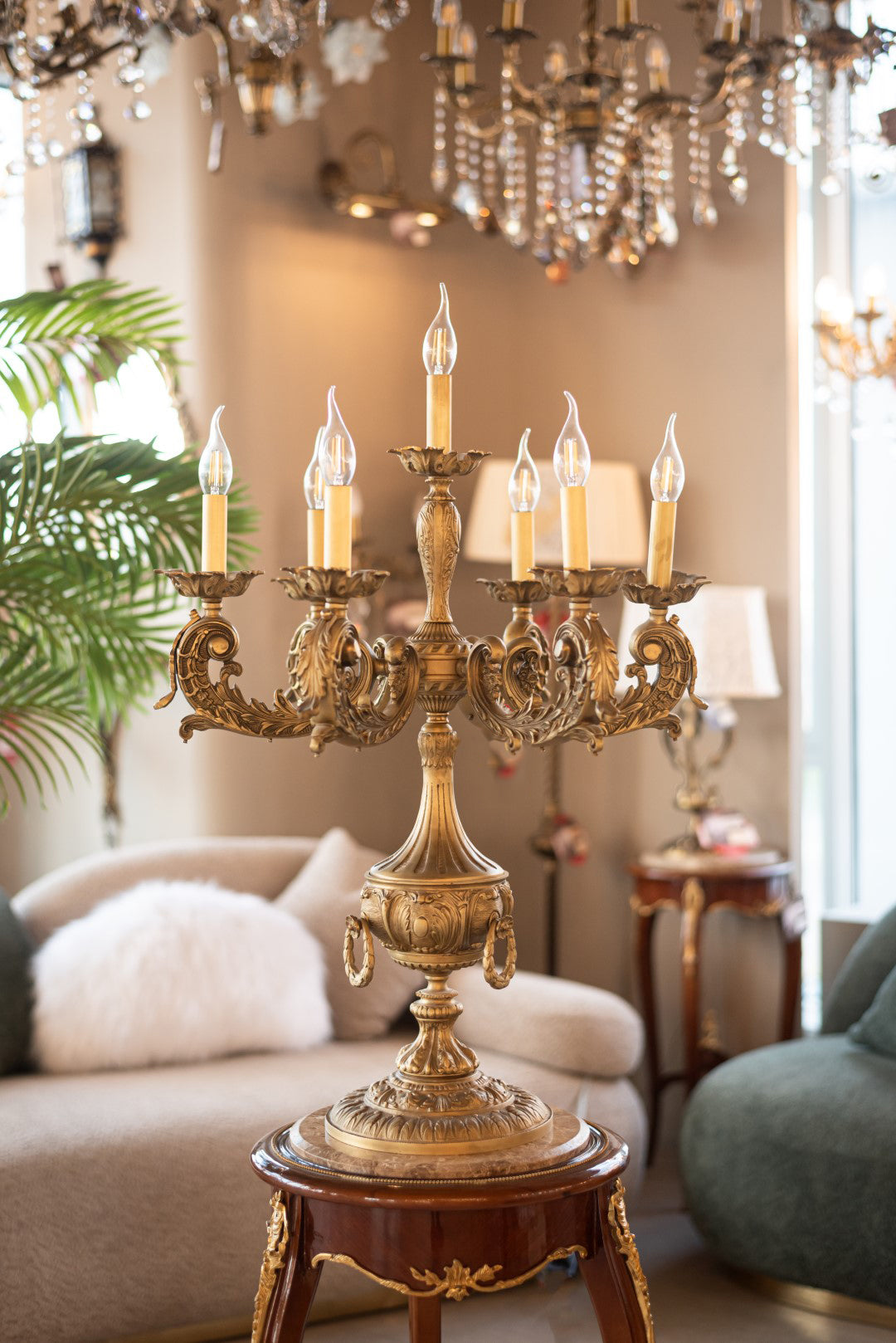Candlestick 7 Lights Palermo Antique District