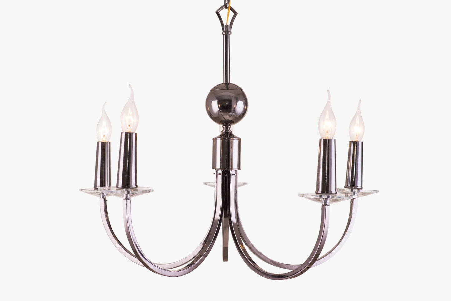 نجفة ميلانو 5 لمبة، 5070، أسود