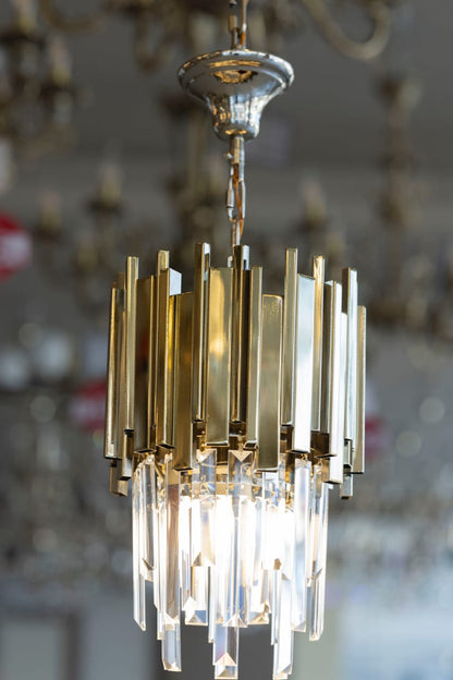 Lantern 20cm Pipes 2020 Crystal Gold Solitaire