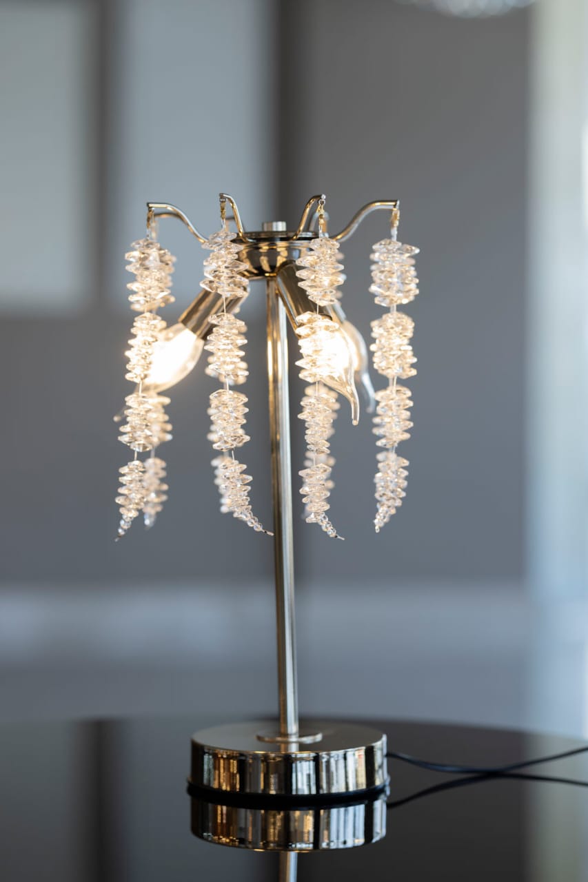 Crystal cluster lamp 5503 Soltergold with crystal