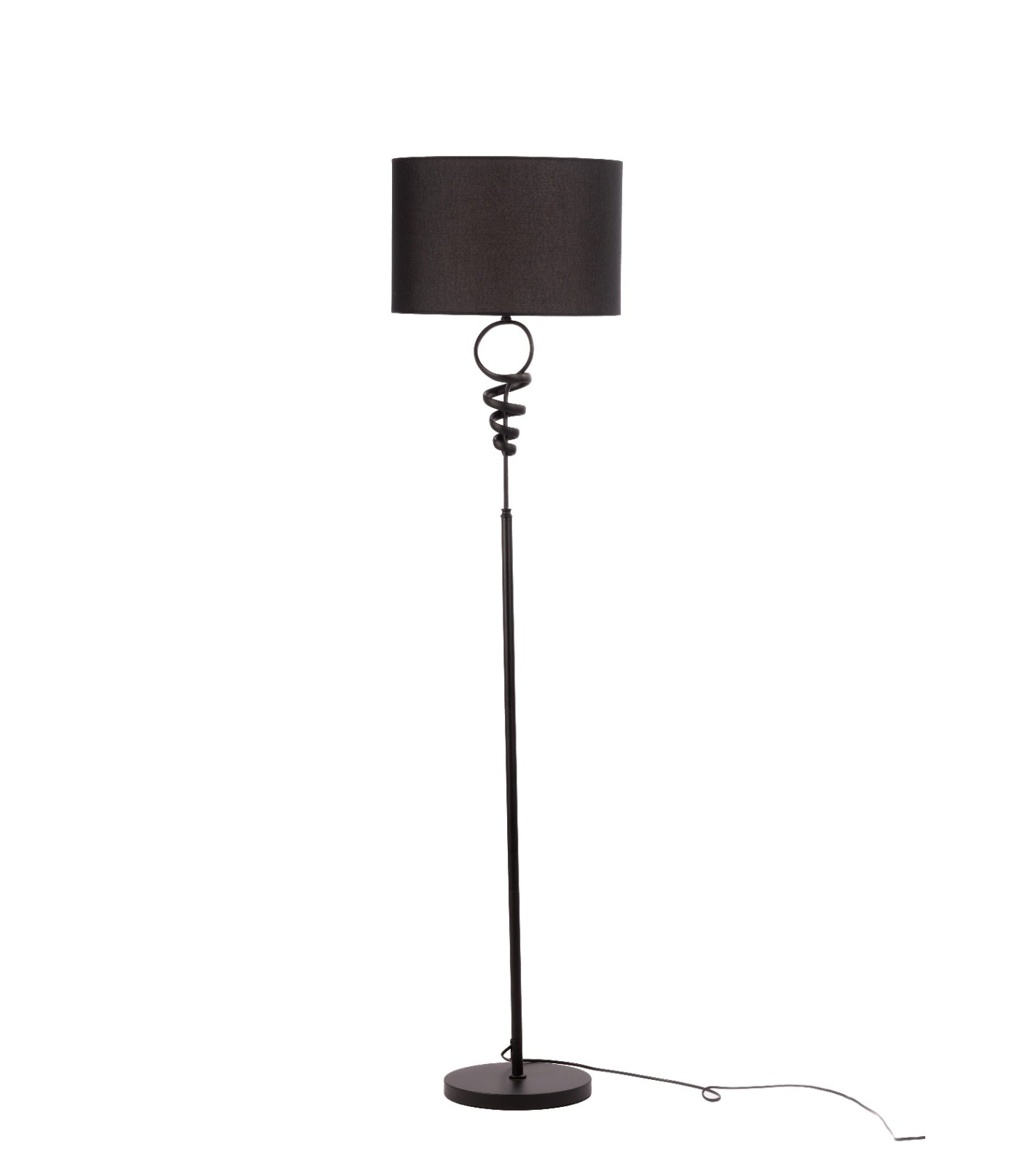Leo 1Bulb Black Floor Lamp