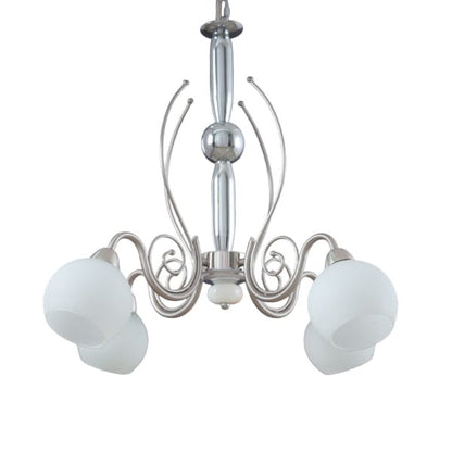 Chandelier 4-arm Silver