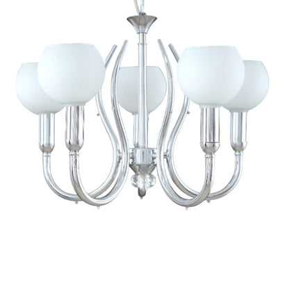 Silver 5-arm Chandelier