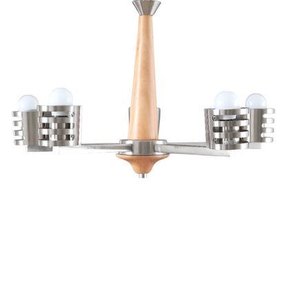 Chandelier, 3 Lights, Metal, 45×50cm - Oxide