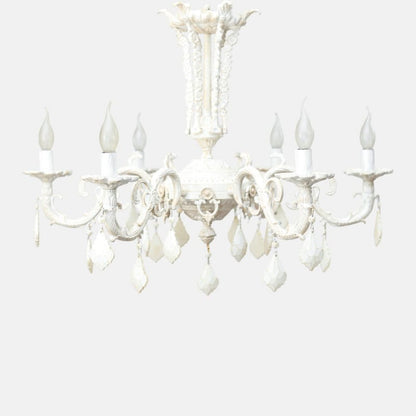 Grandat 6-Arm Whitey Chandelier