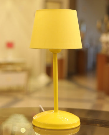 Table Lamp, 1 Light, Metal, 17×35 cm - Yellow