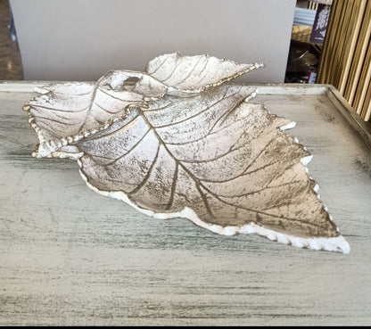 Two layers Whitey grape leaves x gold