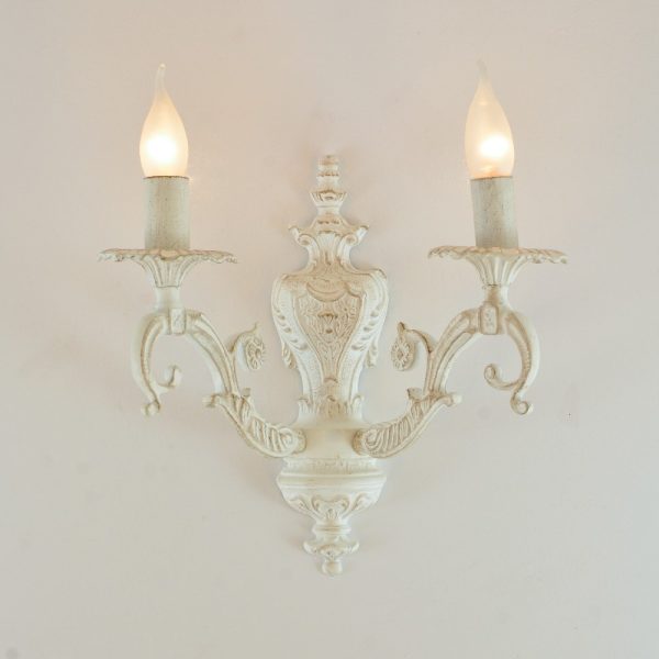 Versaille 2 Lights Whitey Wall Lamp