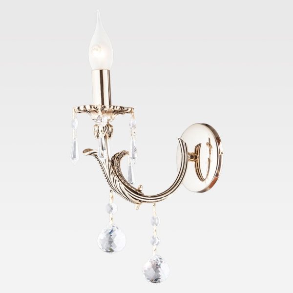 Bertina Gold 1 Lights Wall Lamp