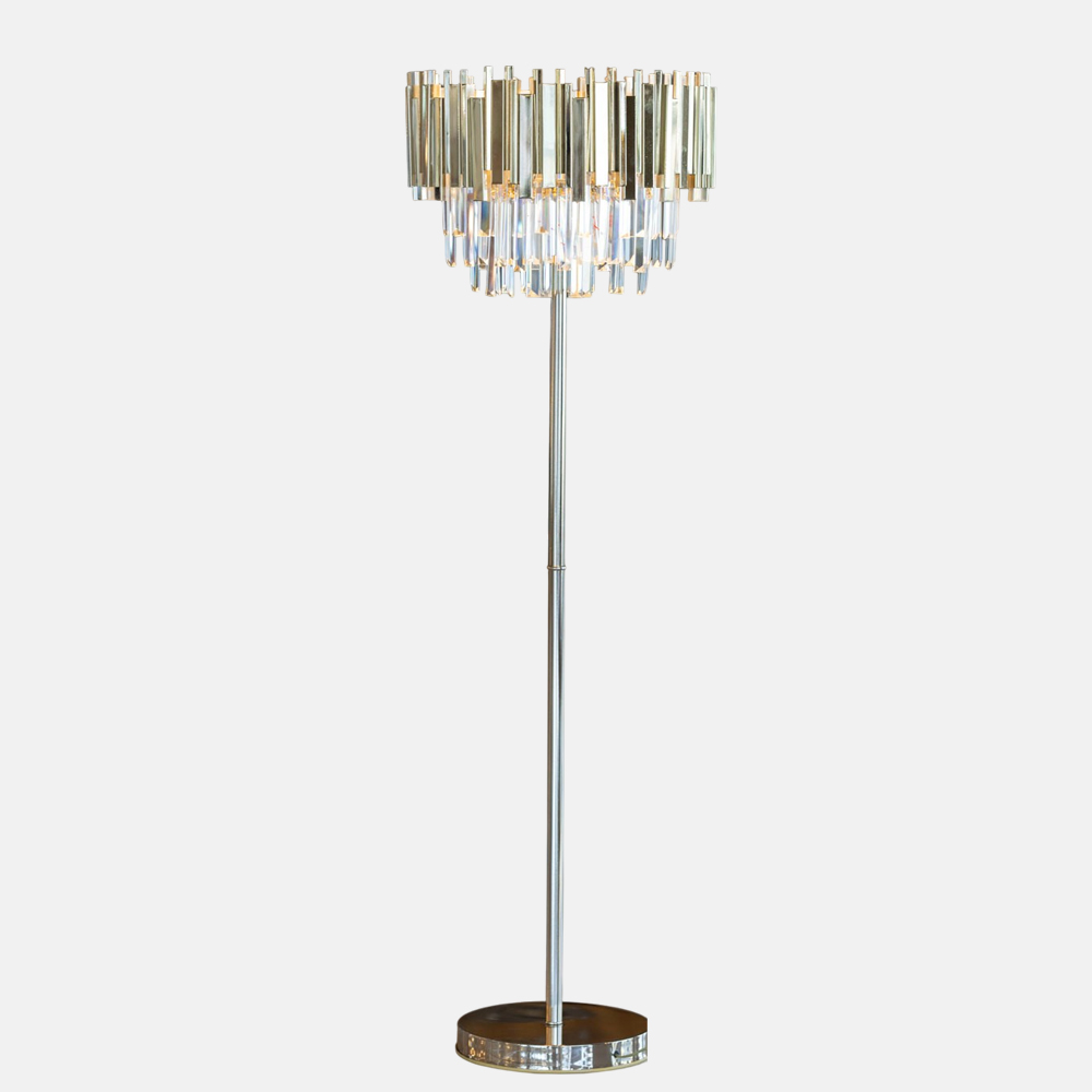 لمبادير رايسا مدور سوليتير جولد