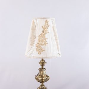 Italian table lamp Italian bronze with lamp shade